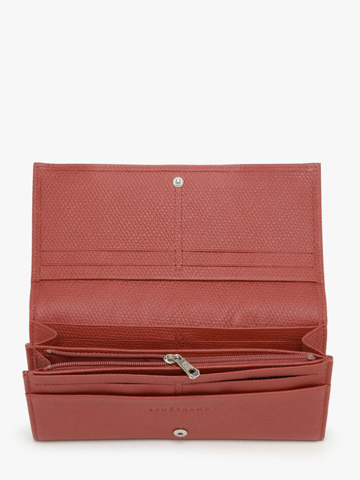 Longchamp Le roseau Portefeuille Bruin